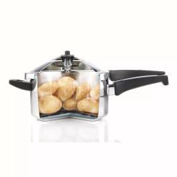 Kuhn Rikon Duromatic 5.3 Qt. Stainless Steel Stovetop Pressure Cooker thumbnail 2