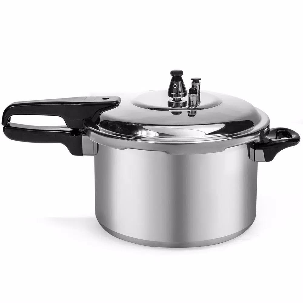 Barton 8 Qt. Aluminum Stovetop Pressure Cooker Pot with Steam Release Valve