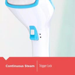 BLACK+DECKER Compact Handheld Garment Steamer, 1000W, Teal thumbnail 3