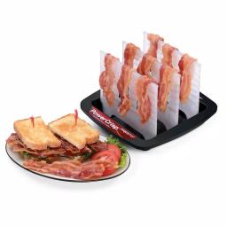 Presto Microwave Bacon Crisper Cooker - Dishwasher Safe, Makes 12 Strips thumbnail 3
