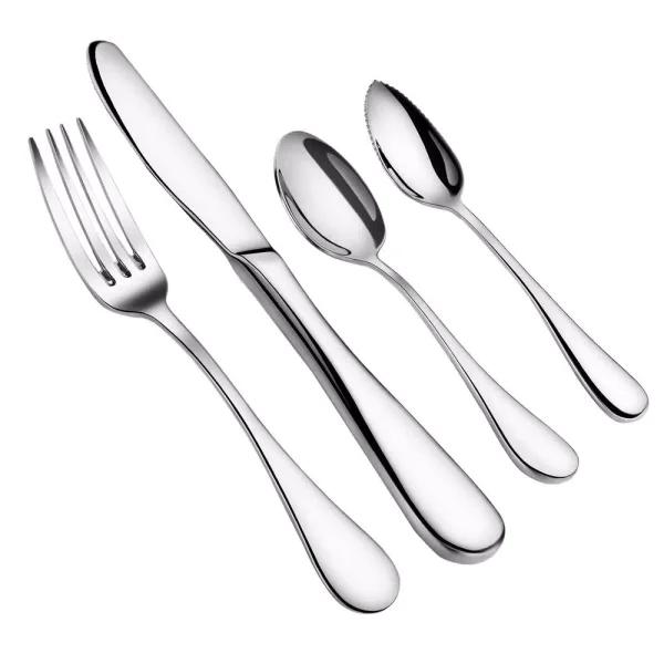 Artaste Rain 20-Piece 18/10 Stainless Steel Flatware Set, Service for 4