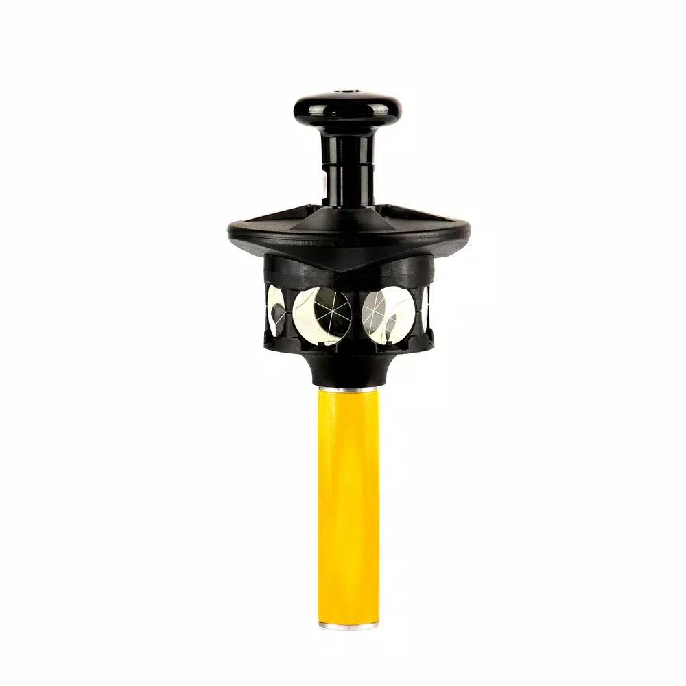 AdirPro 360-Degree Reflective Prism Assembly with Height Adapter for Robotic Total Stations