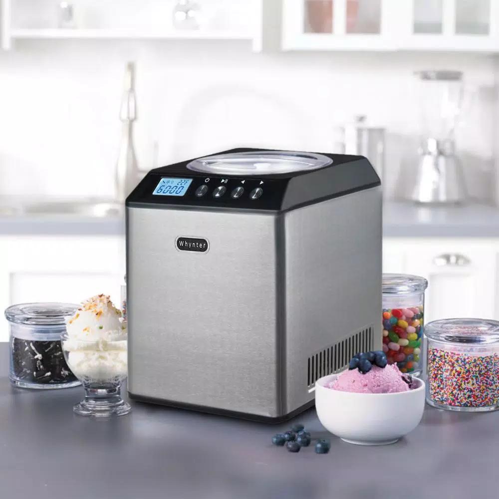 Whynter ICM-201SB 2.1 Qt. Stainless Steel Electric Ice Cream Maker with Built-In Timer