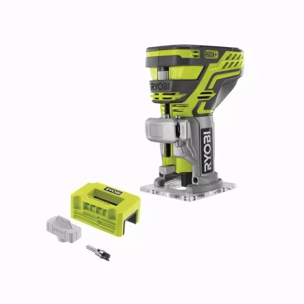 RYOBI ONE+ 18V Cordless Fixed Base Trim Router with Router Latch Mortiser (Tool Only)