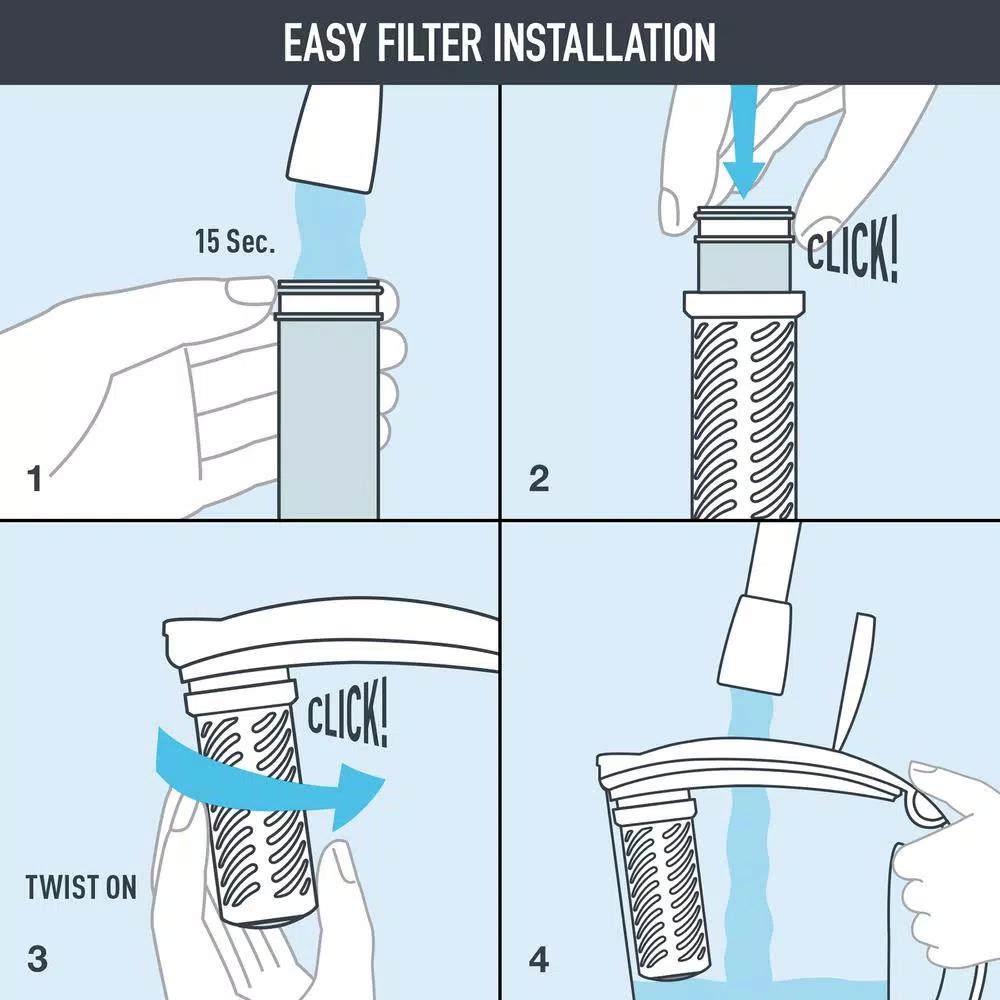 Brita Stream Replacement Water Filter Cartridges, BPA-Free, 3-Pack