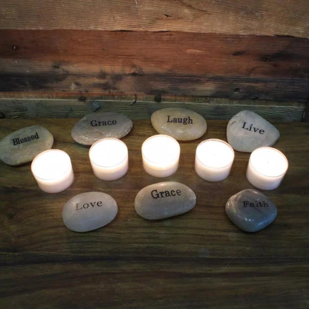 Stonebriar Collection Stonebriar Unscented White Paraffin Tealight Candles, 8-Hour Burn Time, 48-Pack
