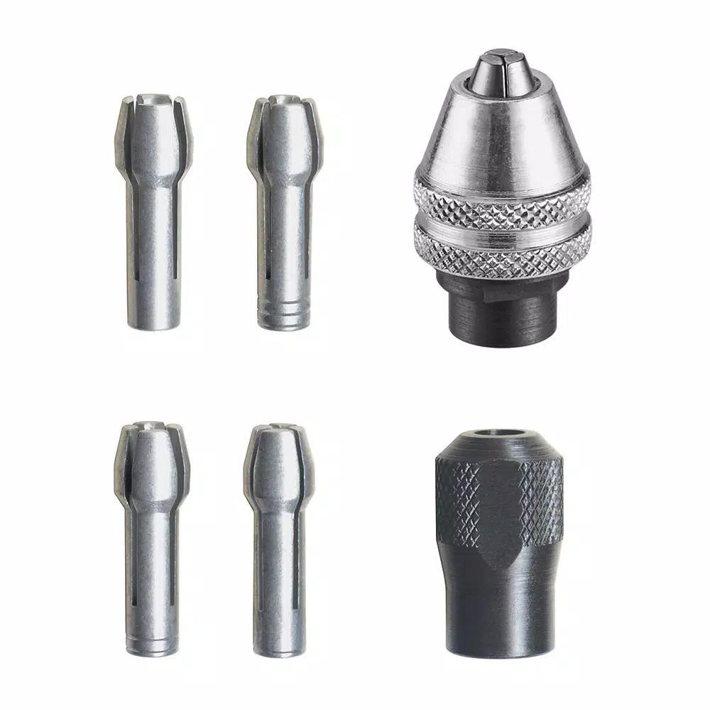 Dremel Rotary Tool Collet Set with Quick Change Collet Nut and Multi-Pro Chuck, 5-Piece