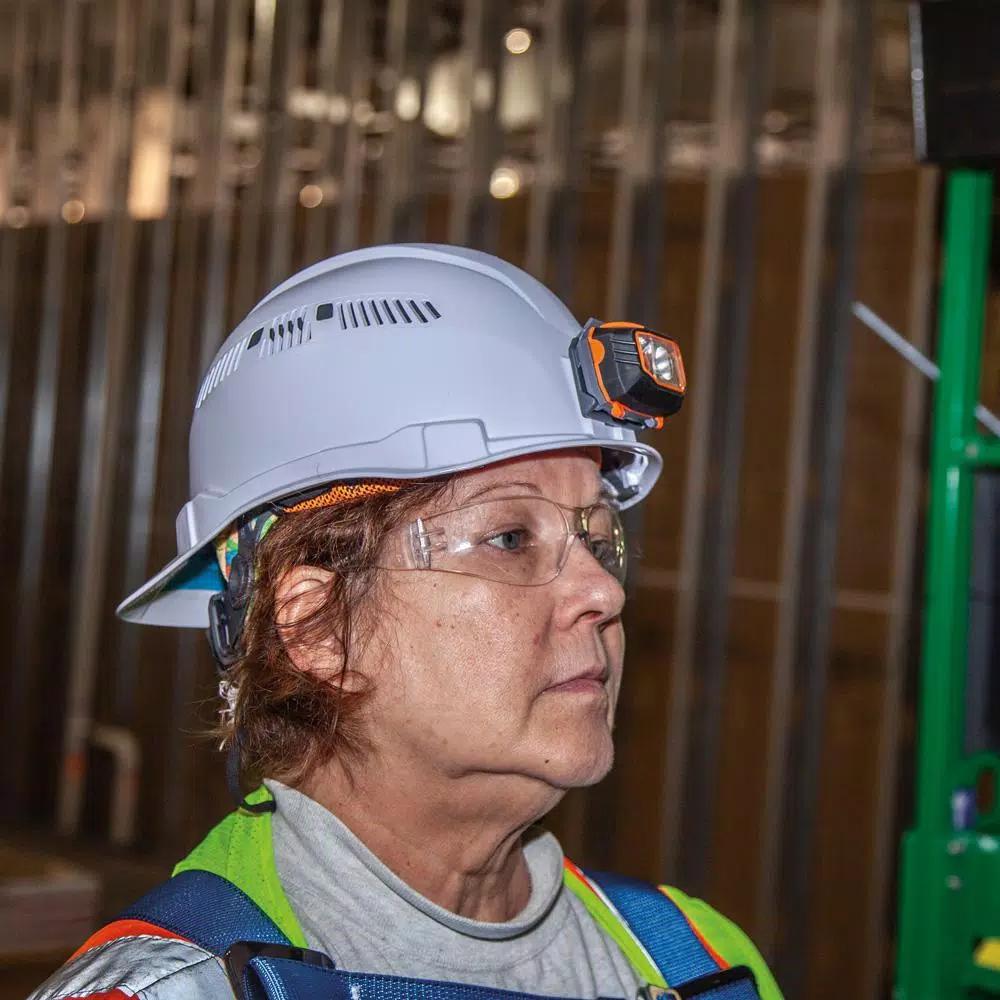 Klein Tools Hard Hat Headlamp and Magnetic Work Light