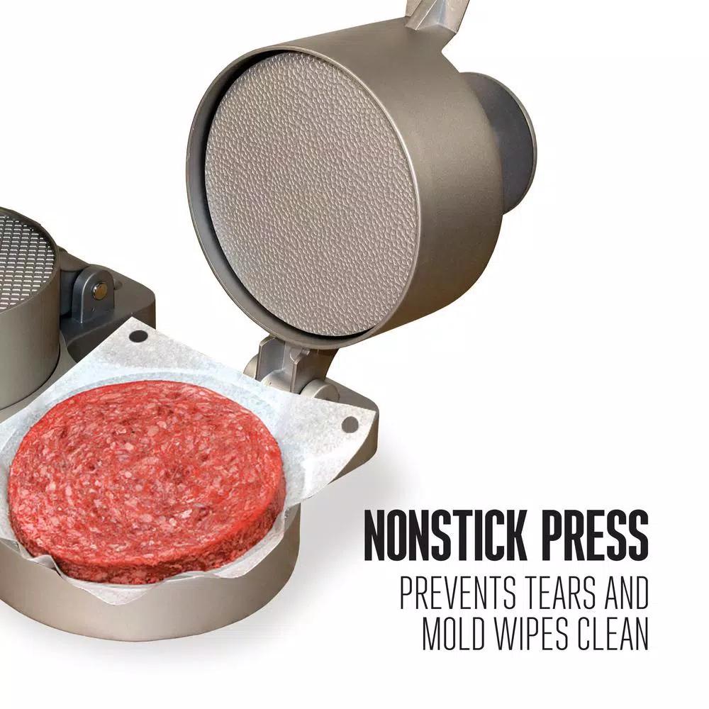 Weston Double Hamburger Press - Adjustable Aluminum Burger & Patty Maker