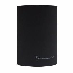 Epicureanist Modern Black Plastic Kitchen Caddy - Multi-Compartment Flatware & Utensil Organizer thumbnail 2