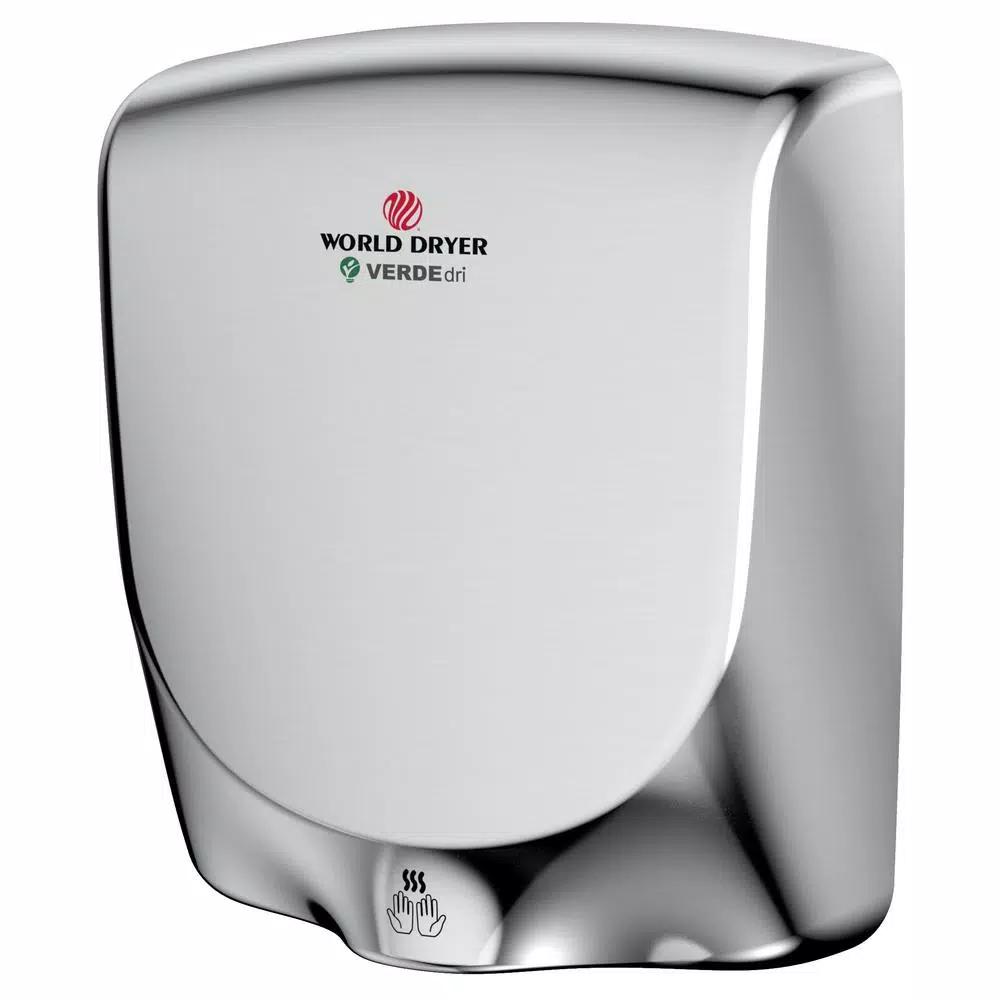 World Dryer VERDEdri V2 High-Speed Electric Hand Dryer - Polished Stainless Steel