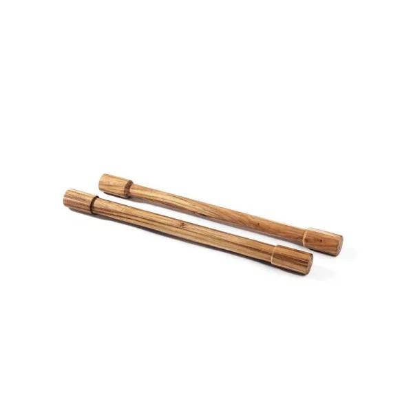 Ironwood Gourmet Acacia Wood Rolling Pins, Set of 2, 24-inch Fixed Handle