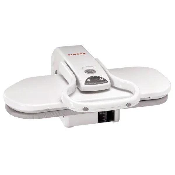Singer Modern White Steam Press with Die-Cast Aluminum Base and Auto Shut-Off