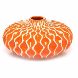 Benjara Agatha Colorful Ceramic Decorative Vases, Set of 3, Modern Table Vases thumbnail 4