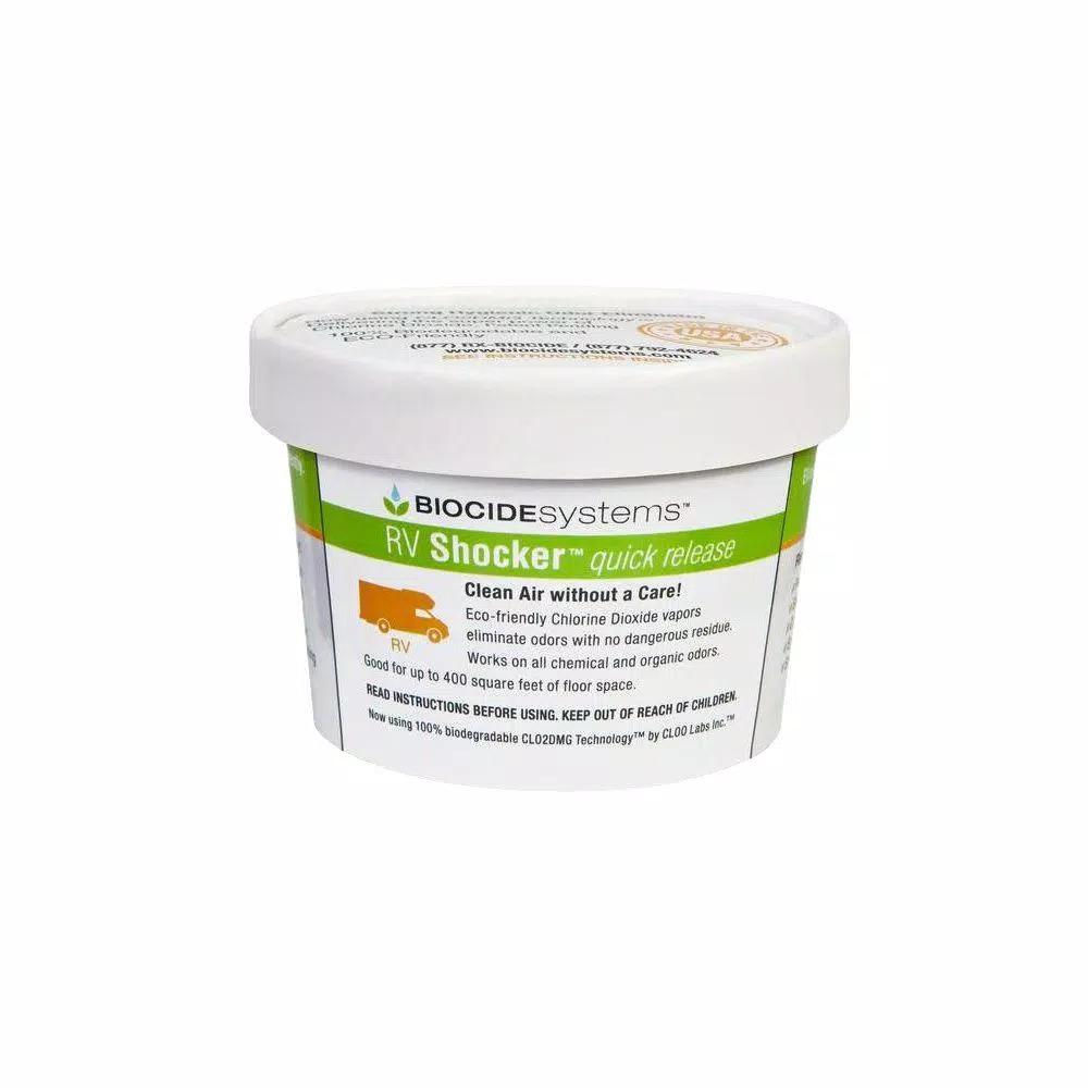Biocide Systems RV Shocker Chlorine Dioxide Odor Eliminator with ClO2-DMG Technology