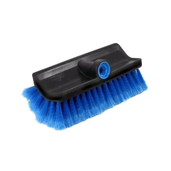 Unger Water Flow Bi-Level Wash Scrub Brush, Multi-Angle Soft Poly Bristles