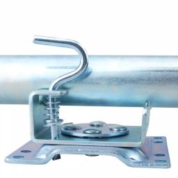 Max Load 2000 lb. Capacity Side Wind Trailer Jack with Dual Wheels and Horizontal Mounts thumbnail 6