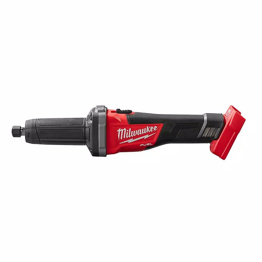 Milwaukee M18 FUEL 1/4 in. Brushless Cordless Die Grinder Kit with Two 5.0 Ah Batteries and Charger