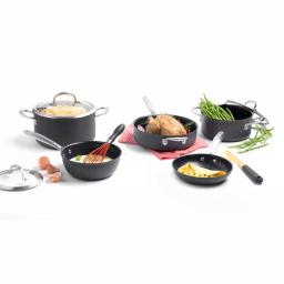 OXO Good Grips 12-Piece Hard-Anodized Aluminum Ceramic Nonstick Cookware Set, Black thumbnail 2