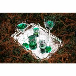 Abigails St. Remy Bubble Martini Glass Set, Clear Glass, 8 oz (Set of 4) thumbnail 2