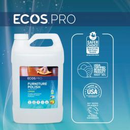 ECOS Pro Furniture Polish, 128 oz. Plant-Based Wood Cleaner and Conditioner thumbnail 3