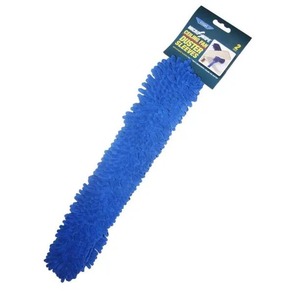 Ettore MicroSwipe Ceiling Fan Duster Sleeve Replacements, Microfiber, 2-Pack