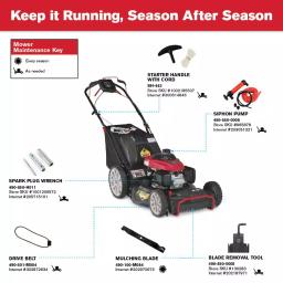 Troy-Bilt XP 21 in. Self-Propelled Gas Lawn Mower with 190 cc Honda Engine thumbnail 3
