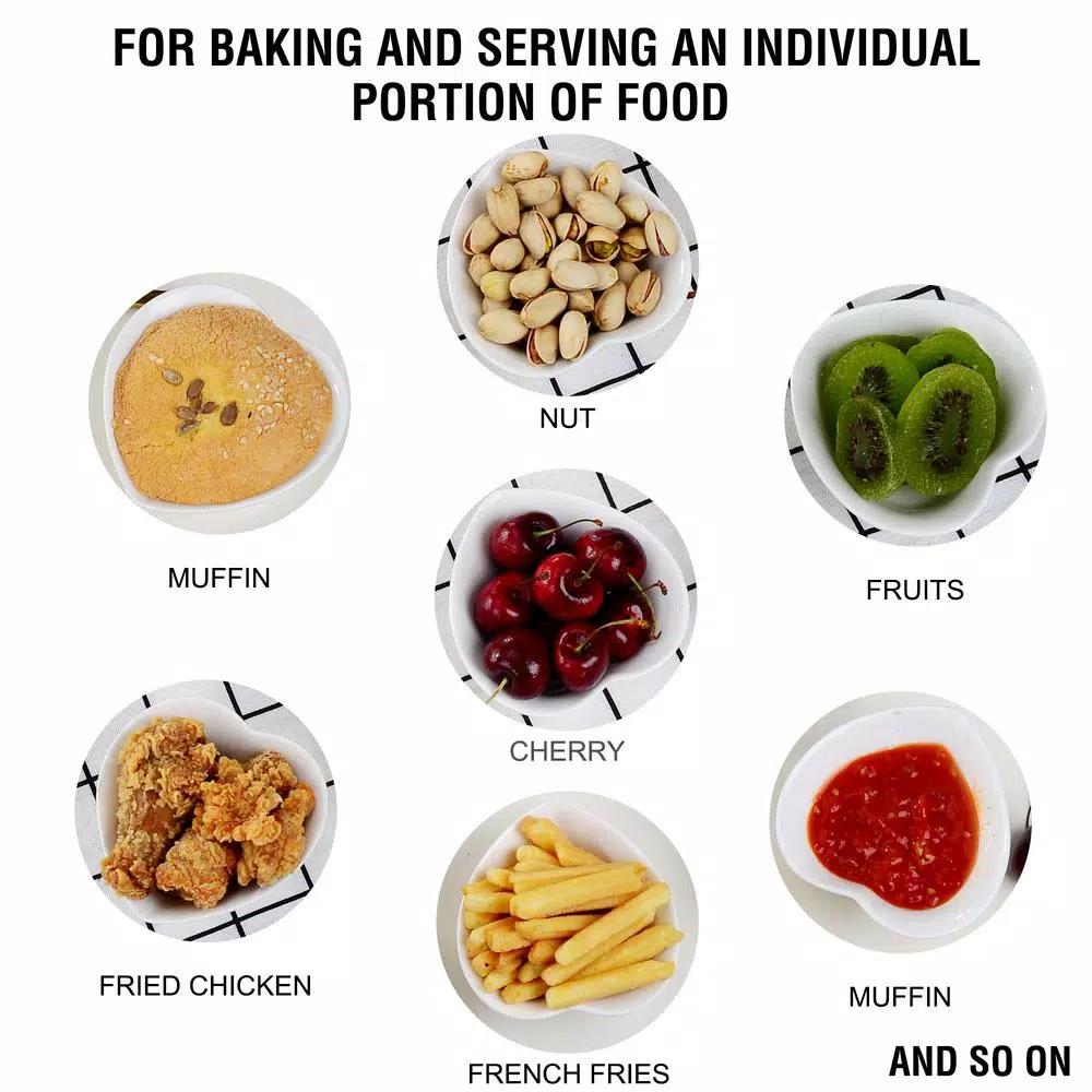 MALACASA 3.5 in. White Ceramic Ramekins Set, 12-Piece Souffle Dishes for Baking and Serving