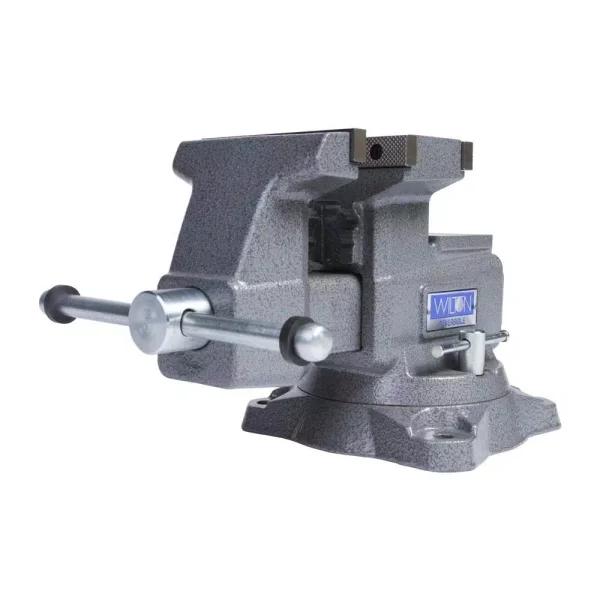 Wilton 4550R Reversible Bench Vise, 5.5 in. Jaw Width with 360° Swivel Base