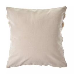 LR Resources Zanthia Cream, Gray & Gold Striped Cotton Throw Pillow - 20 x 20 in. thumbnail 3