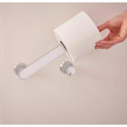 MOEN Genta 3-Piece Chrome Bath Hardware Set: 18 in. Towel Bar, Hand Towel Bar & Toilet Paper Holder thumbnail 4