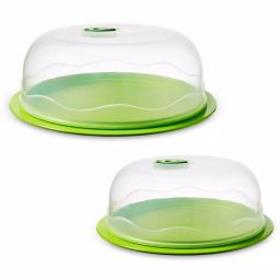 Ozeri INSTAVAC Ready-Serve Domed Food Storage Container Set, 4-Piece BPA-Free Vacuum Seal Nesting Set thumbnail 1