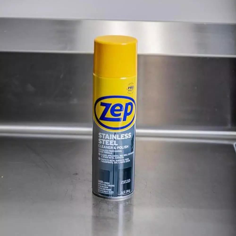 Zep Stainless Steel Polish, 14 oz. Aerosol Spray
