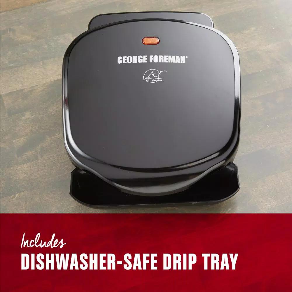 George Foreman Classic 2-Serving Indoor Electric Grill and Panini Press