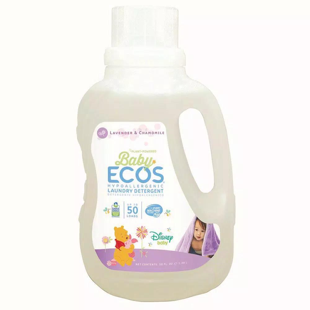 ECOS Baby Disney Lavender and Chamomile Liquid Laundry Detergent, 50 oz.
