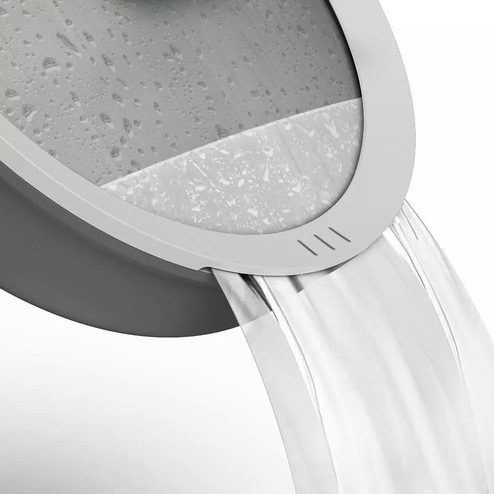 BergHOFF Leo 3.1 qt. Aluminum Nonstick Saute Pan with Glass Lid, Grey