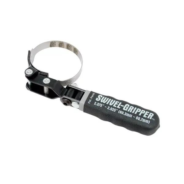 Lisle 57010 Swivel Gripper No Slip Filter Wrench, 2.375 in. to 2.625 in.