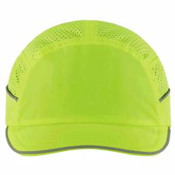 Ergodyne Skullerz 8955 Lightweight Lime Green Vented Bump Cap with Short Brim thumbnail 3