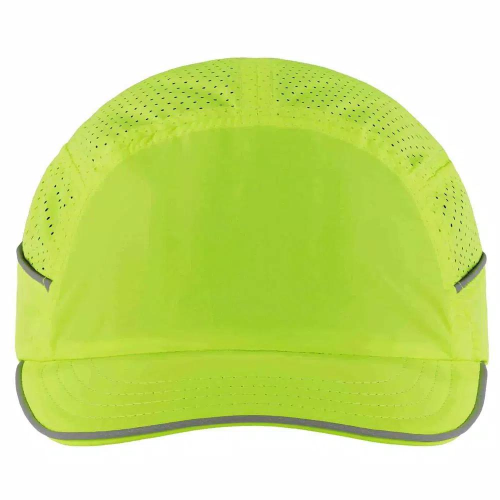 Ergodyne Skullerz 8955 Lightweight Lime Green Vented Bump Cap with Short Brim