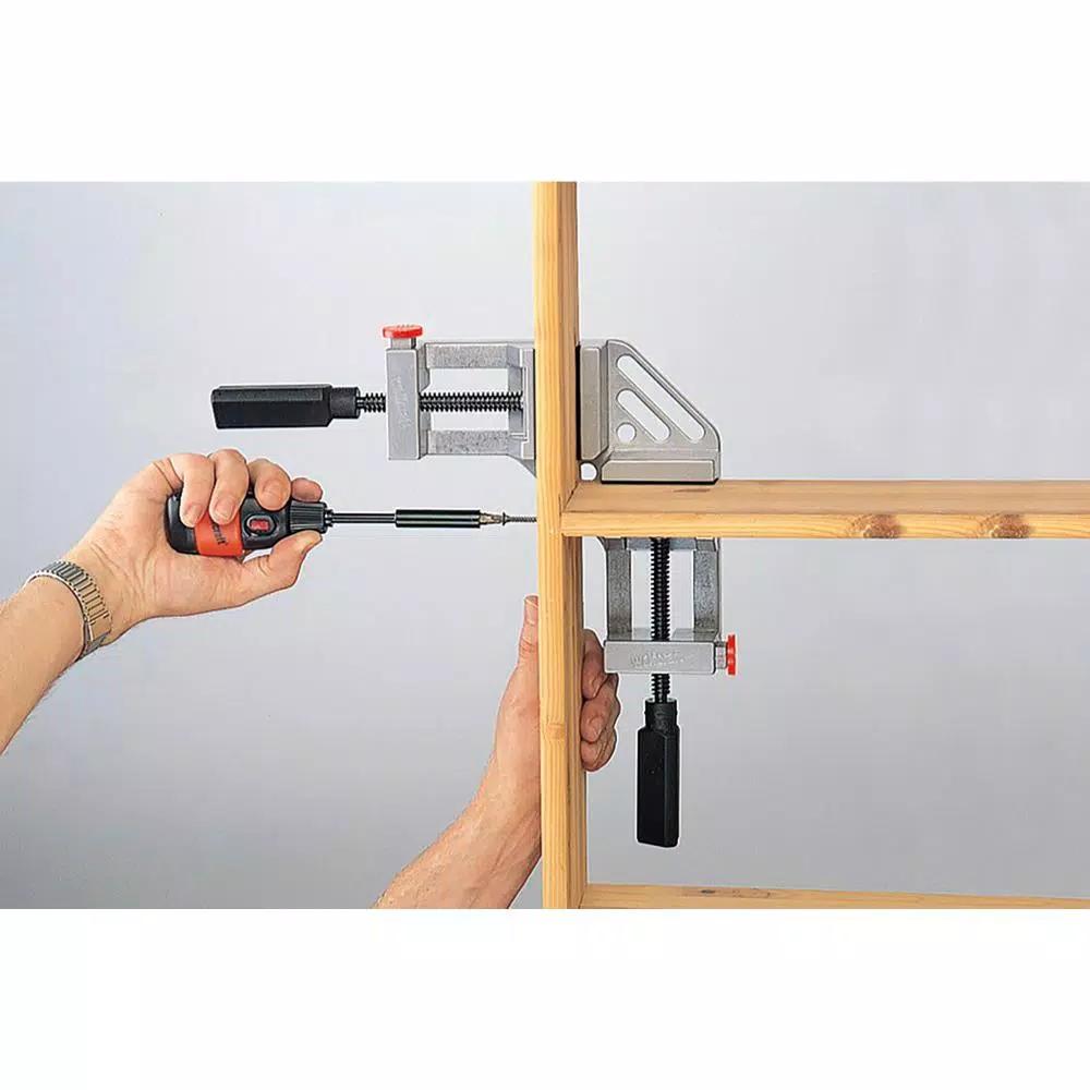 Wolfcraft Quick-Release 90-Degree Angle and Corner Clamp, 2-Pack