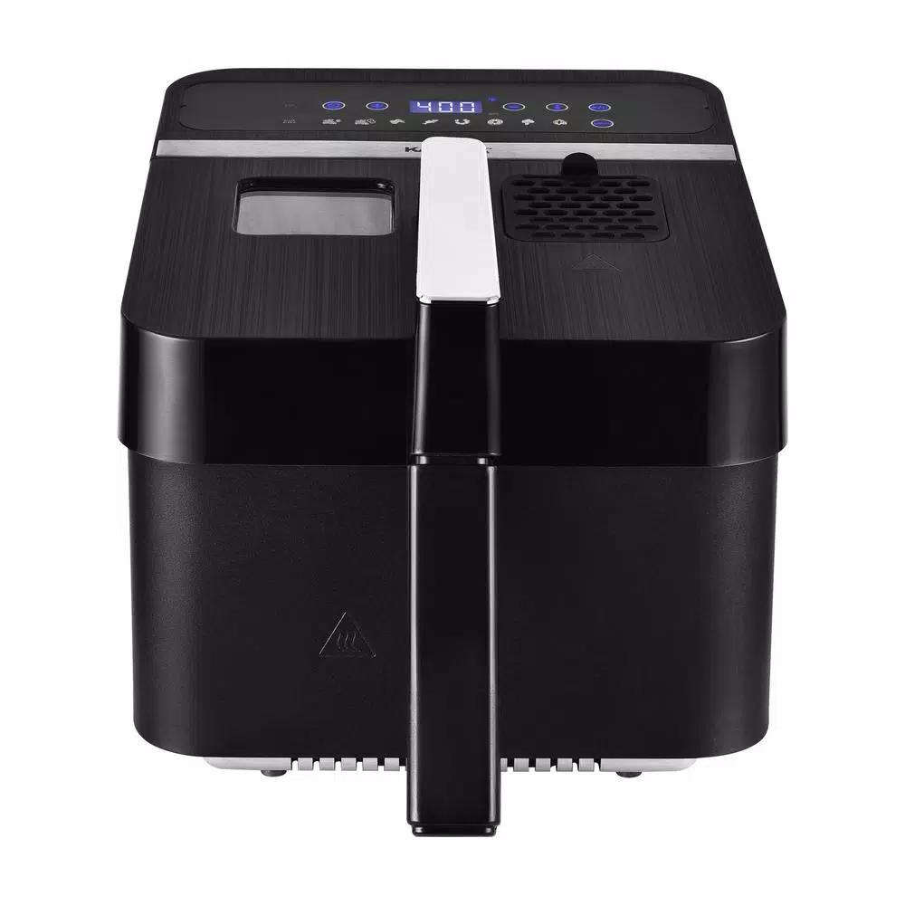 KALORIK 2-in-1 Digital Air Fryer and Deep Fryer, 3.5 Qt., Black
