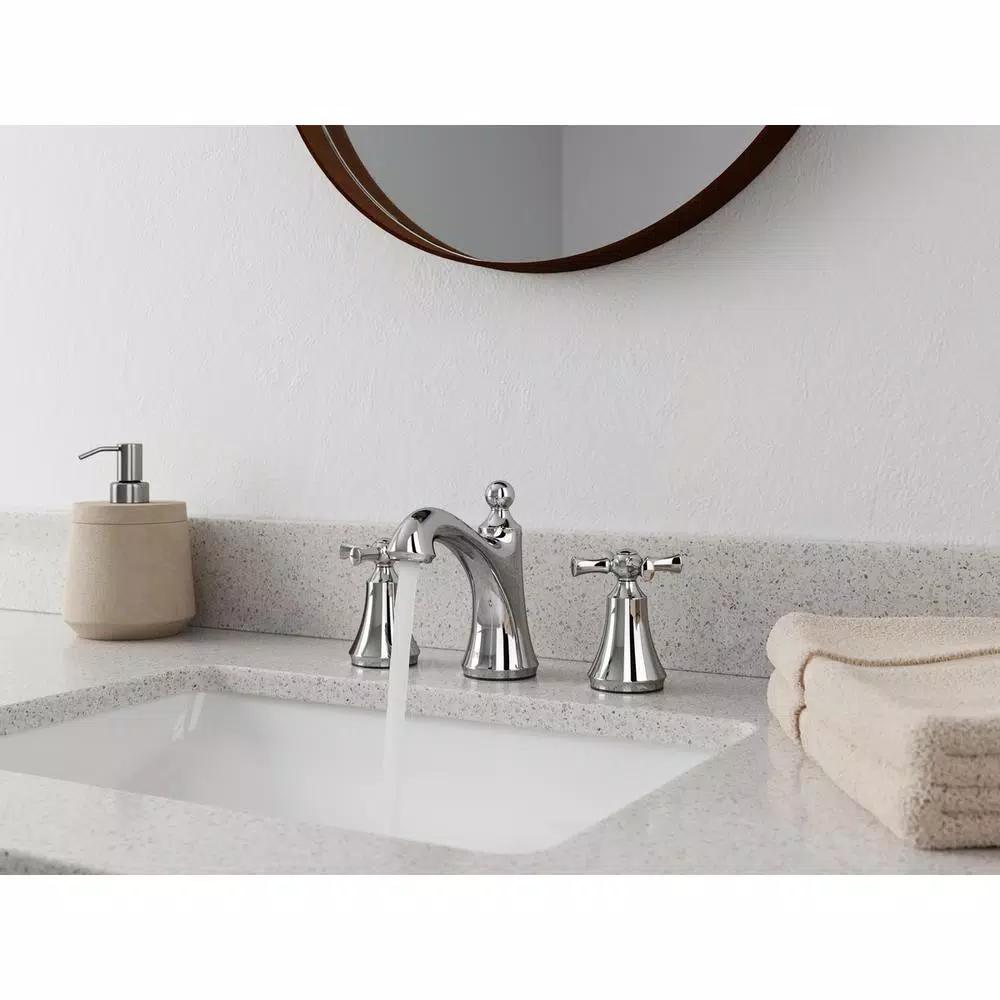Pfister Thurmont 8 in. Widespread 2-Handle Bathroom Faucet, High Arc Spout, Polished Chrome