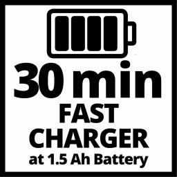 Einhell Power X-Change 18V 3A Dual Port Lithium-Ion Fast Battery Charger Station thumbnail 4