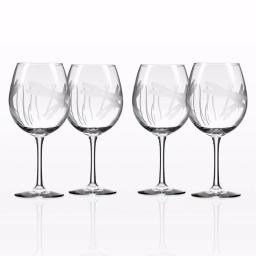 Rolf Glass Dragonfly Etched 18 oz. Balloon Red Wine Glasses, Set of 4 thumbnail 1
