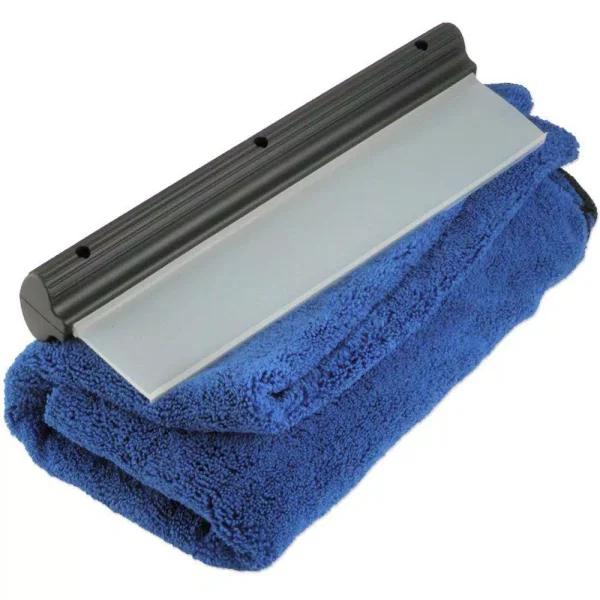 Zwipes Microfiber Car Drying Combo: Ultra Plush Drying Towel and Silicone Dry Blade