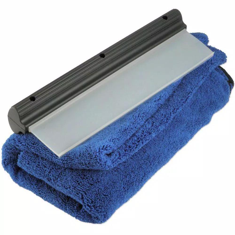 Zwipes Microfiber Car Drying Combo: Ultra Plush Drying Towel and Silicone Dry Blade