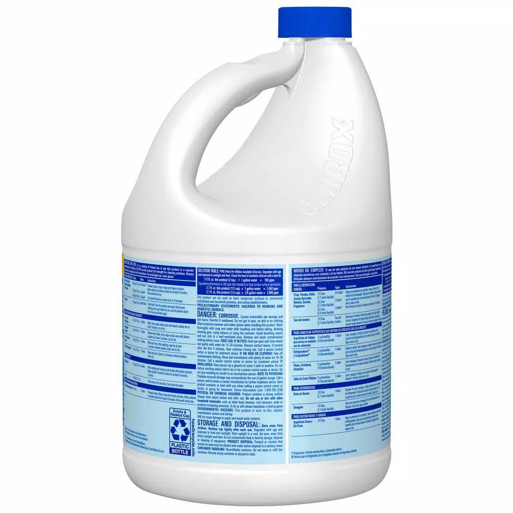Clorox Concentrated Germicidal Bleach, 121 oz (2-Pack)