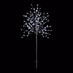 Alpine Corporation 58 in. Frosty Christmas Snowflake Tree with 120 Cool White LED Lights thumbnail 6