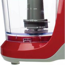 Brentwood Appliances MC-109R 1.5 Cup Mini Food Chopper and Slicer, Red thumbnail 5