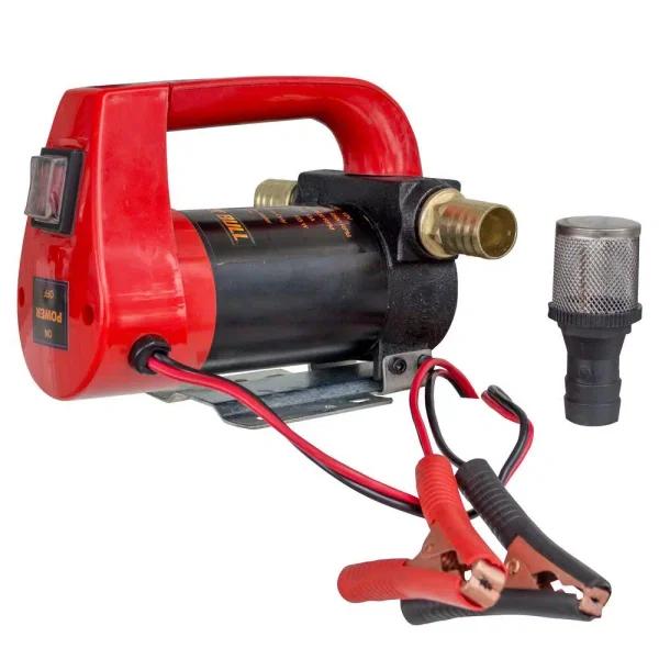 BLACK BULL 12V Portable Diesel Oil Pump, 10.5 GPM High Flow Rate